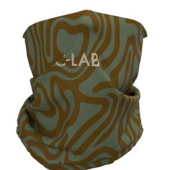 Lekki komin – khaki. Brązowe szaliki i kominy damskie C-LAB, bez wzorów. Za 104.50 zł.