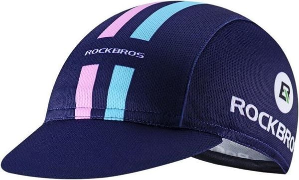 Czapka rowerowa pod kask, czapka VTT na lato. Czarne czapki męskie ROCKBROS, na lato, bez wzorów, z materiału, sportowe. Za 63.60 zł.
