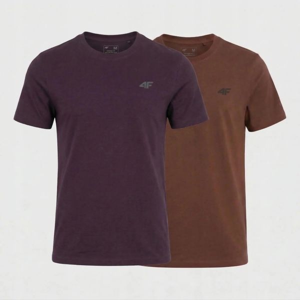 KOSZULKA MĘSKA LIMITOWANA 4F T-SHIRT KOMPLET ZESTAW 2 SZTUKI 5XL M3948 SS26. T-shirty męskie 4f, m, bez wzorów, z bawełny, bez kołnierzyka. Za 109.80 zł.