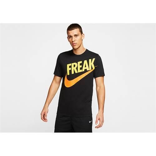 Koszulka sportowa męska Nike Giannis freak. Czarne t-shirty sportowe męskie Nike, l, z bawełny, bez ramiączek, na fitness i siłownię. Za 226.00 zł.