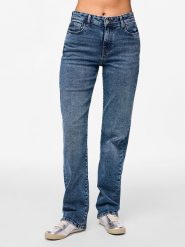 Pieces Dżinsy "Kelly" - Regular fit - w kolorze niebieskim rozmiar: W25/L30. Niebieskie jeansy damskie Pieces, z podwyższonym stanem. Za 65.85 zł.