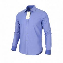 Scotch & Soda koszula męska slim fit bawełniana niebieska. Niebieskie koszule męskie COACH SOAK, m, bez wzorów, z bawełny, bez kołnierzyka, bez ramiączek. Za 266.99 zł.
