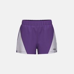 DYNAMIC Szorty damskie. Fioletowe szorty damskie HEAD, bez wzorów, z tkaniny, sportowe. Za 260.00 zł.