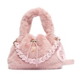 Torebka Guess. Czerwone torebki klasyczne damskie Guess, z aplikacjami, bez dodatków. Za 264.99 zł.