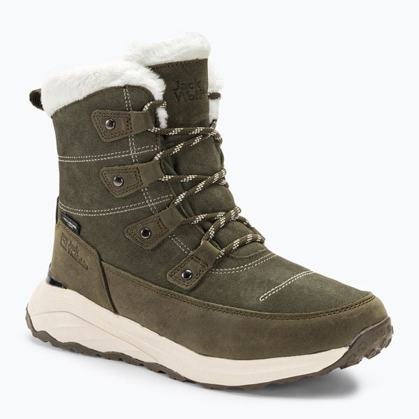 Śniegowce damskie Jack Wolfskin Dromoventure Texapore High. Brązowe obuwie trekkingowe damskie Jack Wolfskin, na jesień. Za 429.99 zł.
