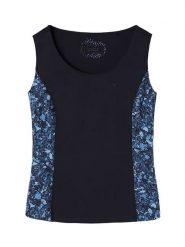 TATUUM Top w kolorze granatowym rozmiar: XL. Niebieskie topy damskie Tatuum, xl, bez wzorów, bez kołnierzyka. Za 52.79 zł.