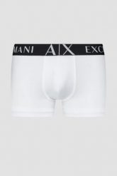 ARMANI EXCHANGE Białe bokserki 3PACK, Rozmiar S. Białe bokserki męskie Armani Exchange, bez wzorów. W wyprzedaży za 169.99 zł.