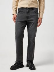 WRANGLER MĘSKIE SPODNIE JEANSOWE WRANGLER TEXAS WHISPERED WASH 112362477. Spodnie materiałowe męskie Wrangler, bez wzorów, z jeansu. Za 219.99 zł.