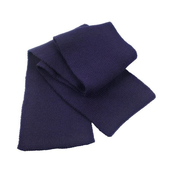 Klasyczny Ciężki Szalik Z Dzianiny. Niebieskie szaliki i kominy damskie RESULT WINTER ESSENTIALS, bez wzorów, z dzianiny. Za 57.99 zł.
