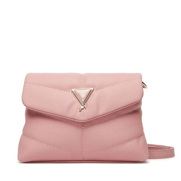 Torebka Guess. Czerwone listonoszki damskie Guess, z aplikacjami, bez dodatków. Za 149.99 zł.