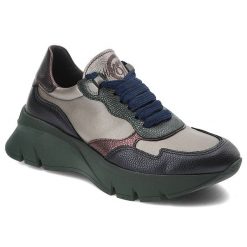 Szare Sneakersy Hispanitas Półbuty Sportowe Premium. Szare półbuty damskie Hispanitas, bez wzorów, ze skóry, eleganckie, bez obcasa. Za 639.00 zł.