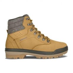 Buty trekkingowe męskie Lowa Nera Gtx. Żółte buty trekkingowe męskie Lowa, na zimę, z materiału, za kostkę, bez zapięcia, trekkingowe. Za 831.10 zł.