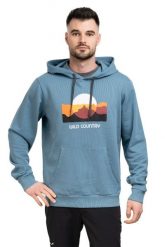 Bluza trekkingowa męska Movement Hoody. Niebieskie bluzy z kapturem męskie WILD COUNTRY, m, z bawełny. Za 279.99 zł.