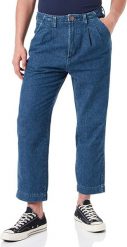 WRANGLER CASEY PLEATED CHINO DAMSKIE SPODNIE JEANSOWE JEANS DŻINS HEMP DENIM W10MCHH25. Jeansy damskie Wrangler, bez wzorów, z denimu. Za 209.99 zł.
