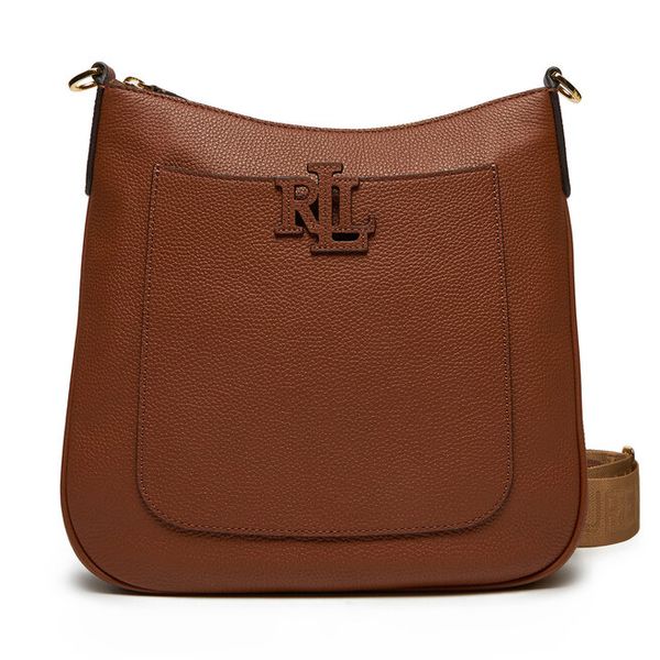 Torebka LAUREN RALPH LAUREN. Brązowe listonoszki damskie Lauren Ralph Lauren, bez wzorów, bez dodatków. Za 999.99 zł.