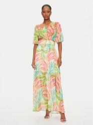 Morgan Sukienka letnia 251-RCARI.F Kolorowy Relaxed Fit. Sukienki damskie Morgan, na lato, bez wzorów, z syntetyku, bez kołnierzyka, bez ramiączek. Za 419.99 zł.