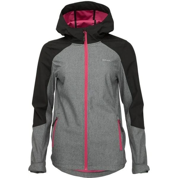 Damska kurtka softshell Loap Ladana Gry-blk Szara. Szare kurtki damskie ZSPORT, s, bez wzorów, z softshellu, bez kaptura. Za 260.99 zł.
