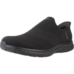 Tenisówki Skechers Model Slip-ins Virtue - Sleek Kolor Czarny. Czarne trampki i tenisówki damskie Skechers, bez wzorów, z tkaniny. Za 299.99 zł.