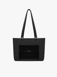 Czarna skórzana shopperka A4. Czarne shopper bag damskie Brawo sp. z o.o., bez wzorów, ze skóry, duże, bez dodatków. Za 449.99 zł.