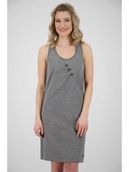 Alife and kickin Sukienka dżinsowa "CameronAK" w kolorze szarym rozmiar: L. Szare sukienki damskie Alife and Kickin, l, bez wzorów, sportowe, bez kołnierzyka, bez ramiączek, mini, sportowe. Za 86.99 zł.