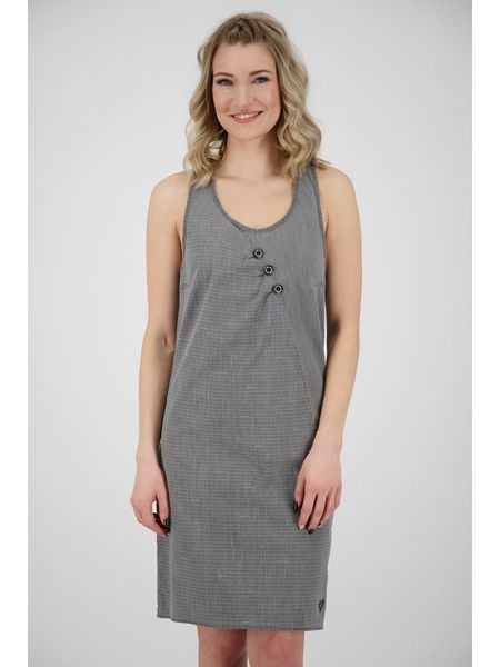 Alife and kickin Sukienka dżinsowa "CameronAK" w kolorze szarym rozmiar: L. Szare sukienki damskie Alife and Kickin, l, bez wzorów, sportowe, bez kołnierzyka, bez ramiączek, mini, sportowe. Za 86.99 zł.