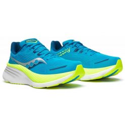Buty do biegania męskie Saucony Hurricane 22. Niebieskie obuwie do biegania damskie Saucony. Za 609.99 zł.