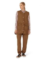 Ilse Jacobsen Kamizelka pikowana w kolorze brązowym rozmiar: 42. Brązowe kamizelki damskie Ilse Jacobsen. Za 173.99 zł.