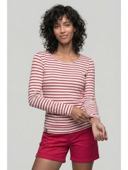 Alife and kickin Koszulka "Bertha" w kolorze czerwono-białym rozmiar: XL. Białe t-shirty damskie Alife and Kickin, xl, bez wzorów, bez kołnierzyka. Za 60.99 zł.