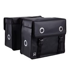Podwójna torba na bagażnik z materiału wodoodpornego Willex 40 L. Czarne torebki klasyczne damskie willex, bez wzorów, bez dodatków. Za 412.00 zł.