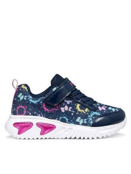 Geox Sneakersy J Assister Girl J45E9B 0GFHH C4356 D Granatowy. Niebieskie buty sportowe dziewczęce Geox, bez wzorów, z materiału, bez zapięcia. Za 269.99 zł.