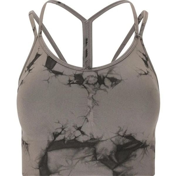 Bezszwowy biustonosz dla kobiet Athlecia Theresa Tie Dye. Czarne biustonosze sportowe damskie Athlecia, bez wzorów, z elastanu. Za 132.50 zł.