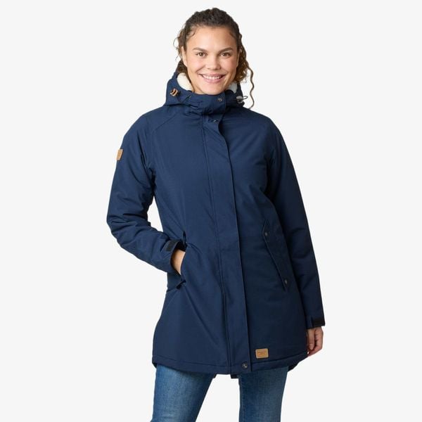 Kurtka zimowa Turystyka Damska Swedemount Sarek Insulated Coat oddychająca. Niebieskie kurtki damskie SWEDEMOUNT, na zimę, bez wzorów, z tkaniny, bez kaptura. Za 499.99 zł.