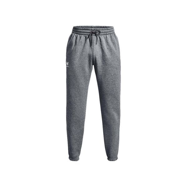 Spodnie Under Armour Ua Essential Fleece Jogger Dorośli. Szare spodnie materiałowe męskie Under Armour, bez wzorów, z bawełny, sportowe. Za 361.99 zł.