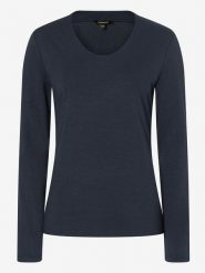 More & More Koszulka w kolorze granatowym rozmiar: 42. Niebieskie bluzki damskie MORE & MORE, bez wzorów, bez kołnierzyka, bez ramiączek. Za 60.73 zł.