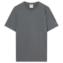 T-Shirt Champion Ss Tee Dorośli. Szare t-shirty męskie CHAMPION, s, bez wzorów, z bawełny, bez kołnierzyka. Za 167.99 zł.