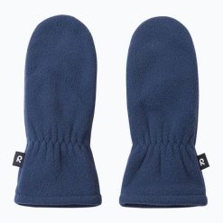 Rękawiczki zimowe dziecięce Reima Tumpus. Niebieskie rękawiczki dziecięce Reima, z materiału, bez ramiączek. Za 79.99 zł.