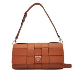 Torebka Guess. Brązowe torebki klasyczne damskie Guess, z aplikacjami, bez dodatków. Za 519.99 zł.
