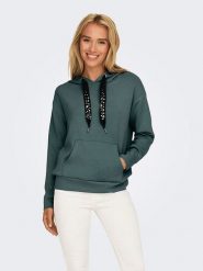 ONLY Bluza w kolorze morskim rozmiar: S. Niebieskie bluzy z kapturem damskie Only, s. Za 139.54 zł.