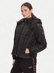 EA7 Emporio Armani Kurtka zimowa 7W000647 AF16074 UC001 Czarny Regular Fit. Czarne kurtki damskie EA7 Emporio Armani, na zimę, l, bez wzorów, z syntetyku, bez kaptura. Za 999.99 zł.