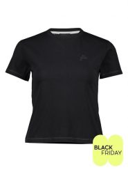 ESPRIT Koszulka w kolorze czarnym rozmiar: XL. Czarne bluzki damskie Esprit, xl, bez wzorów, z bawełny, bez kołnierzyka. Za 48.05 zł.