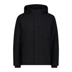 Kurtka narciarska z kapturem CMP Snaps. Czarne kurtki męskie CMP, m, bez wzorów, z softshellu, z kapturem. Za 647.50 zł.