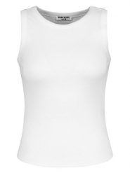 Sublevel Top w kolorze białym rozmiar: XL. Białe topy damskie Sublevel, xl, bez wzorów, z bawełny, bez kołnierzyka. Za 39.49 zł.