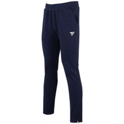 Spodnie do biegania Tecnifibre Team Tech. Niebieskie spodnie materiałowe męskie TECNIFIBRE, bez wzorów, z bawełny, eleganckie. Za 179.00 zł.