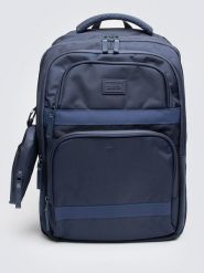 BIG STAR Plecak w kolorze granatowym - 32 x 46 cm rozmiar: onesize. Niebieskie plecaki damskie Big Star, bez wzorów, z materiału, retro. Za 124.99 zł.