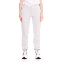 Spodnie dresowe z bawełna z kieszenie na co dzień. Szare spodnie dresowe damskie LEONE 1947 APPAREL, z bawełny, na fitness i siłownię. W wyprzedaży za 134.57 zł.