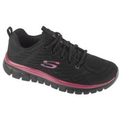 Buty sportowe Sneakersy damskie, Graceful - Get Connected. Czarne buty sportowe na co dzień damskie Skechers, bez wzorów, trekkingowe, Skechers Sport. Za 199.99 zł.