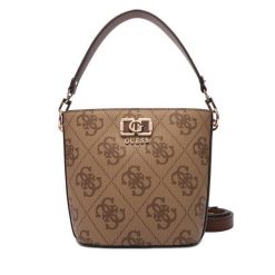Torebka Guess. Brązowe torebki klasyczne damskie Guess, z aplikacjami, bez dodatków. Za 589.99 zł.