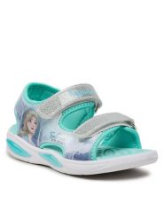 Frozen Sandały CP76-SS23-307DFR Niebieski. Niebieskie sandały dziewczęce Frozen, z syntetyku, bez zapięcia. Za 129.99 zł.