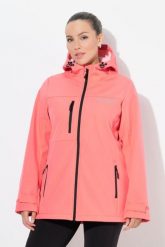 Damskie Kurtka softshell HYPRAR hydrofobowa stretch odblask. Czerwone kurtki damskie Ulla Popken, plus size, bez wzorów, z elastanu, z kapturem. Za 479.99 zł.