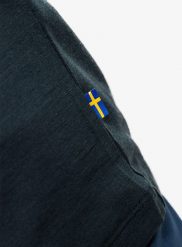 Bluza męska Fjallraven Abisko Wool LS. Niebieskie bluzy z kapturem męskie Fjällräven, na jesień, m, z materiału. Za 334.39 zł.